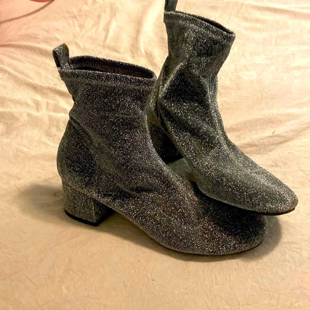 Glitter sock booties
